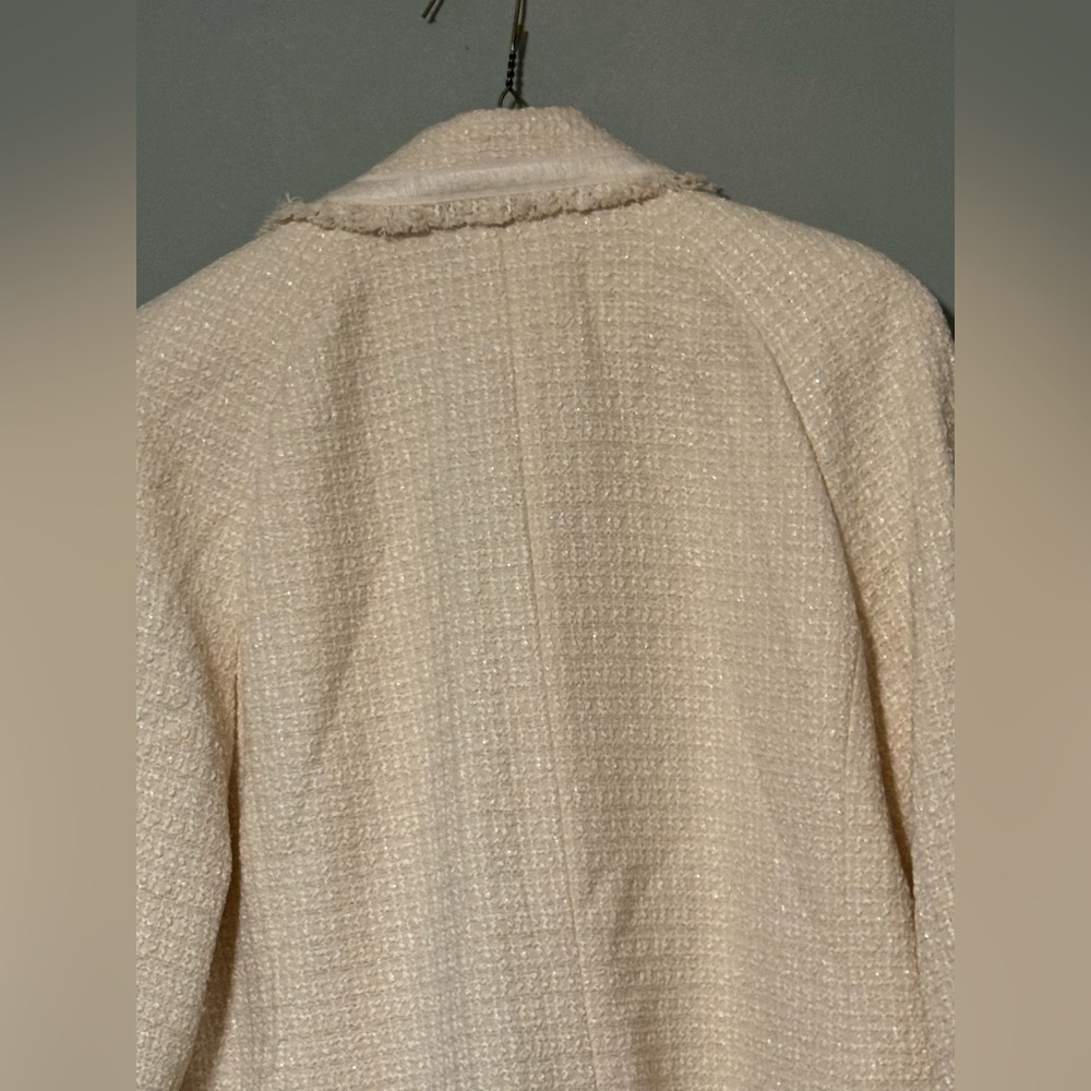 Talbots Ivory Textured Blazer - Picture 5 of 7